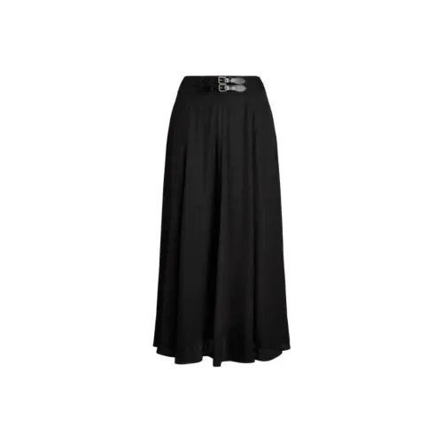 LAUREN RALPH LAUREN FW24 Повседневная длинная юбка женская черная