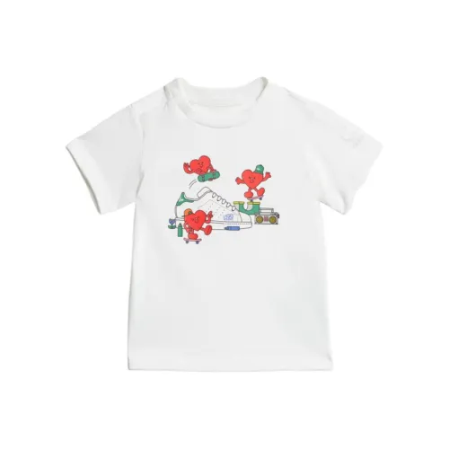 Adidas Originals T-рубашка GRAPHICS Tee Белый для малышей и детей дошкольного возраста
