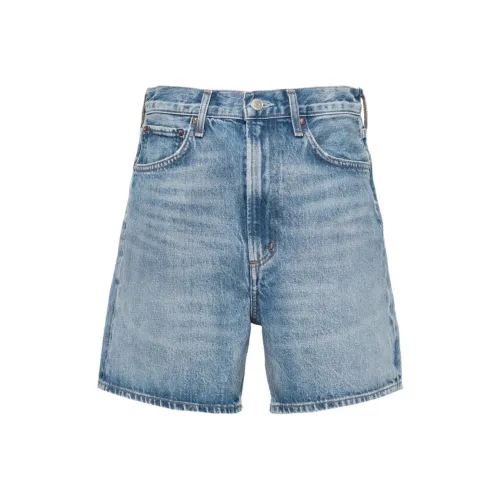 AGOLDE Джинсовые шорты Женские Blue
