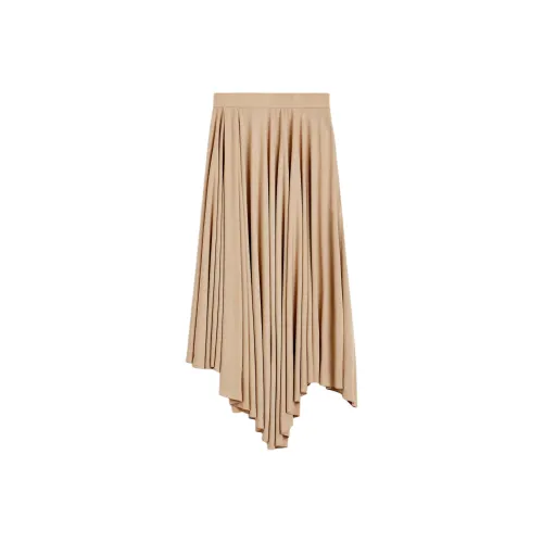 SCANLAN THEODORE Tinsel Drape Юбка Повседневная Длинная Юбка Женская Шампанское Шампанское