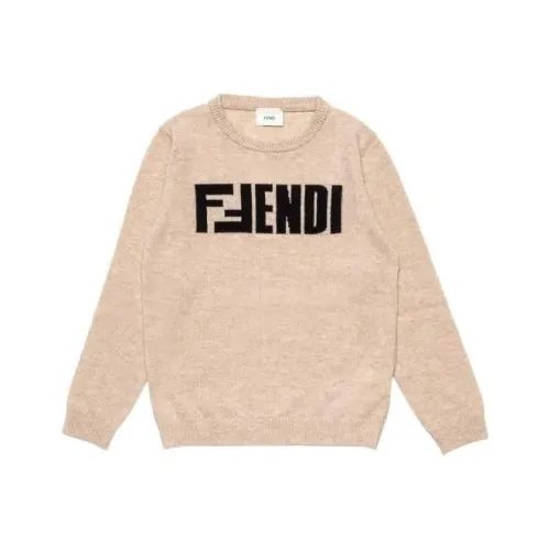 FENDI Хаки Kids Свитеры
