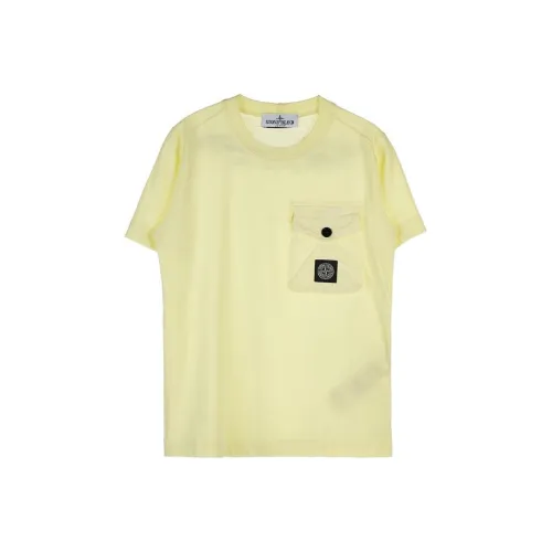 STONE ISLAND T-рубашка Желтая Детская