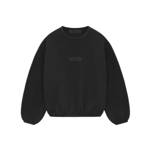 Fear Of God Essentials Толстовка SS24 Kids Essentials Crewneck Темно-деревянный черный Черный Детский