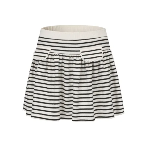 CHIWAWAMEME Повседневные короткие юбки Женские Морской полосы