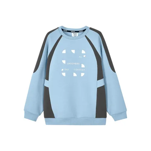 Skechers Kids Толстовка Светлый Антиквар Синий Подростки