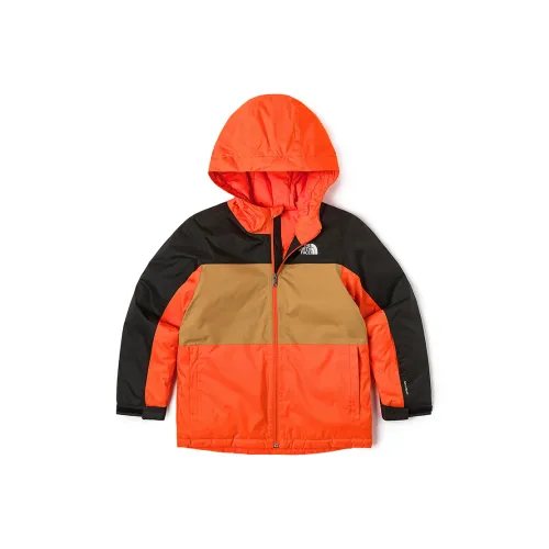 THE NORTH FACE Хлопковый пуховик Апельсин Подростки