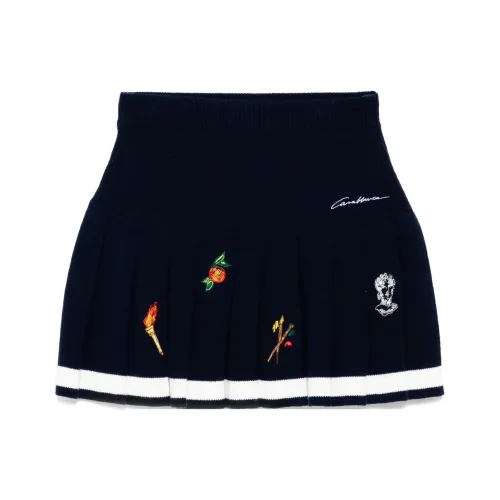 CASABLANCA SS25 Повседневные короткие юбки Женские Синие