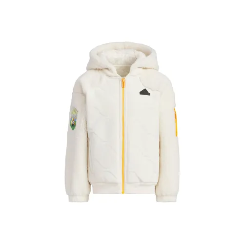 Adidas Чудесный белый Детские Куртки