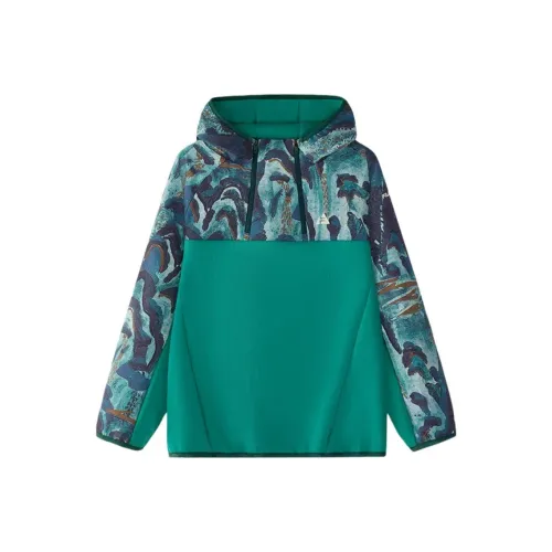 FILA KIDS x Dunhuang Museum Совместный свитшот зеленый детский