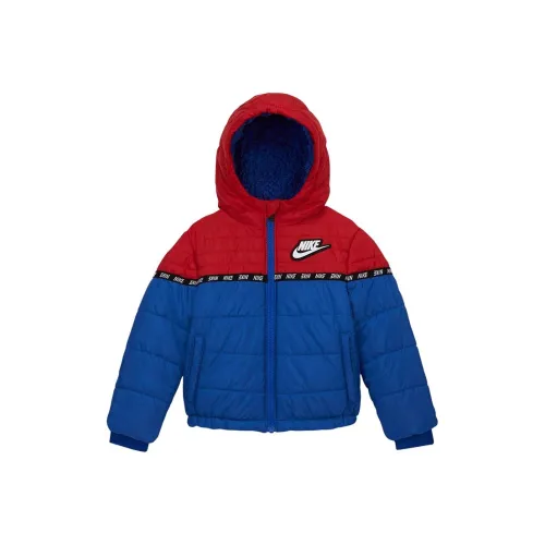 Nike Хлопковый пуховик Синий для малышей и детей дошкольного возраста