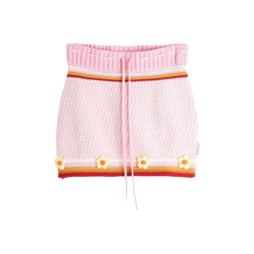 LALABOBO Повседневные короткие юбки женские розовые