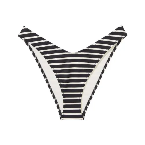 Victoria's Secret Розовый Бразильский Бикини Низ Плавки Женские Полосы