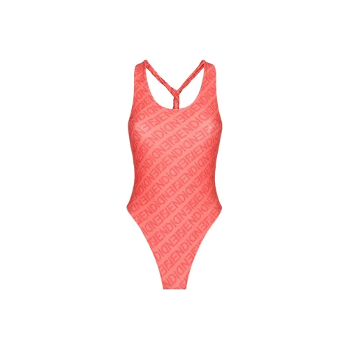 FENDI SS23 Ван-Пис Купальник Женский Розовый