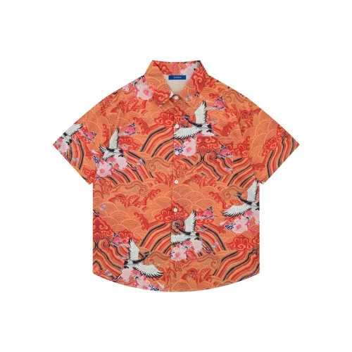 PEIMENG Апельсин Унисекс Рубашки