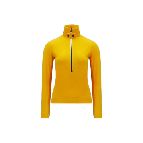 Moncler Желтая Женская Верхняя одежда для лыж