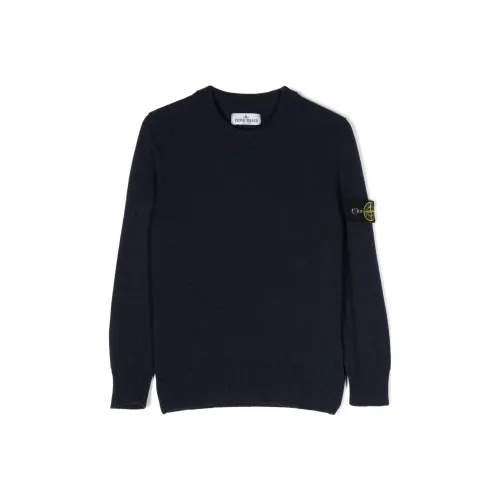 STONE ISLAND Темно-синий Kids Свитеры