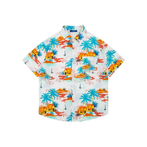 PEIMENG Белая унисекс рубашка