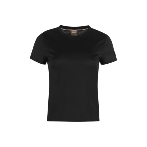 Hugo Boss Стандартная рубашка T женская черная