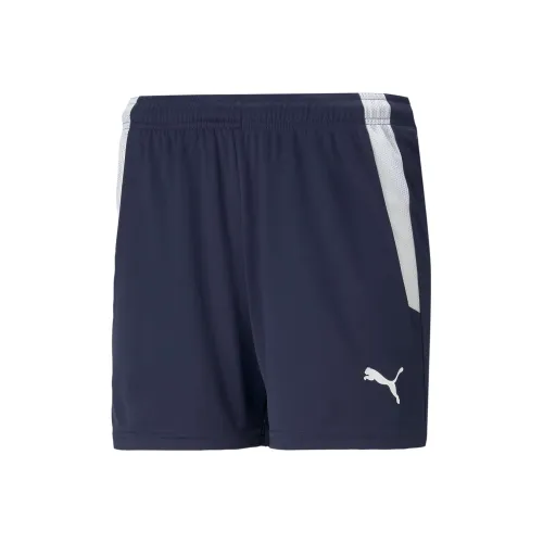 PUMA TeamLIGA Женские футбольные шорты низ темно-синий синий