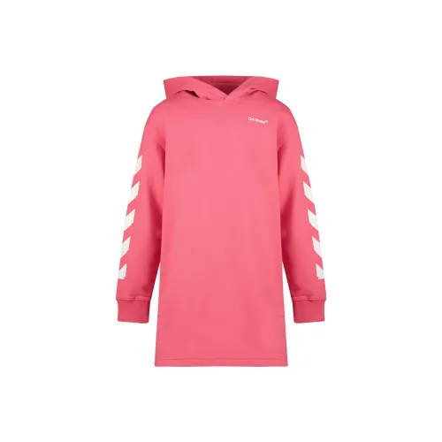 Off Белый Детское Платье Children's Розовый