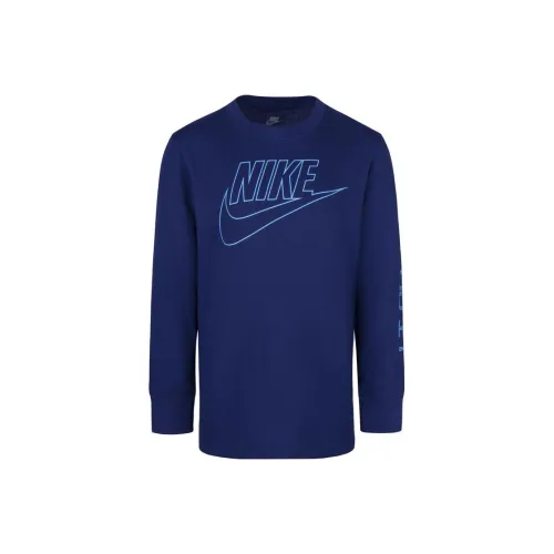 nike Amplfied Hit Tee T-рубашка Детская Синяя
