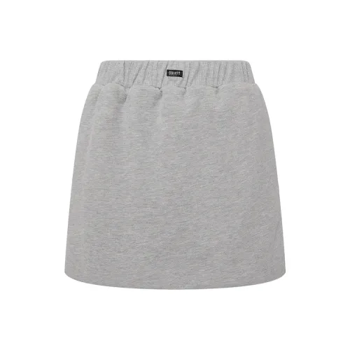 d'zzit Повседневные короткие юбки Женские Светло-серый