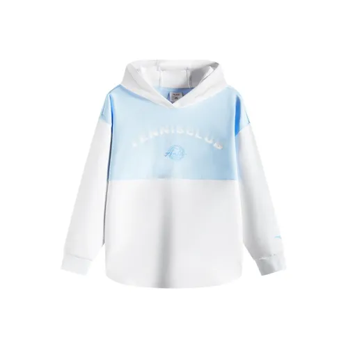 Antakids Толстовка Pure White Distant Blue Подростки