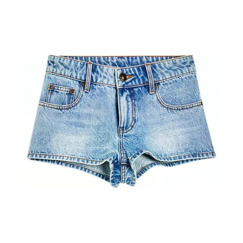 Ed Hardy SS24 Джинсовые шорты Женские Индиго