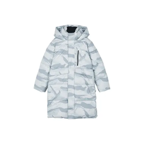 Skechers Kids Пуховик Серый Снежные горы с накладными тенями для подростков