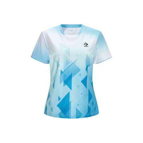 KUMPOO Бадминтон Джерси Женские Синие