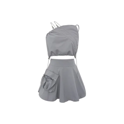 EIDOLON GRAIN Комплект с юбкой Женские Серый