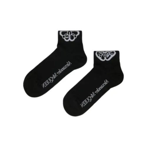 Alexander McQueen Низкие носки Женские 1 упаковка Черный