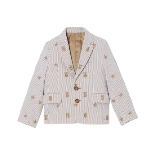 Burberry Детская одежда SS22 Бизнес Костюм Пальто Мягкий Рыжевато-коричневый Детский