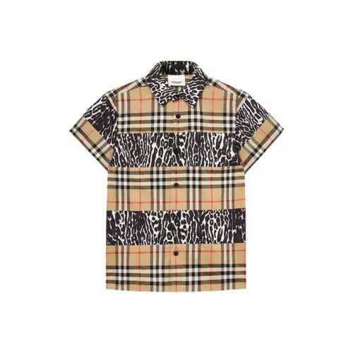 Burberry Архивный бежевый Kids Рубашки