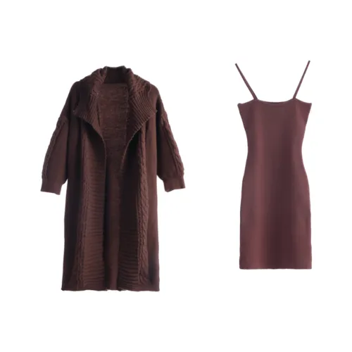 Mu Qingqing Комплект с юбкой Женские Хаки