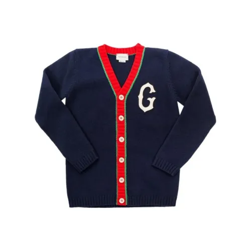 GUCCI Темно-синий Kids Свитеры