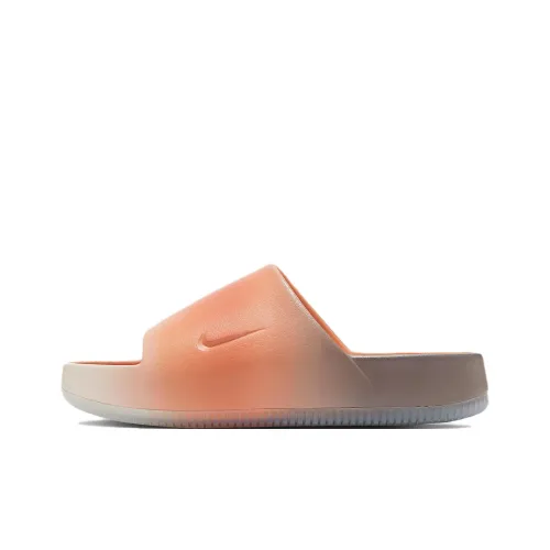 NIKE Calm Slide Тапочки Апельсин/Серый Женские