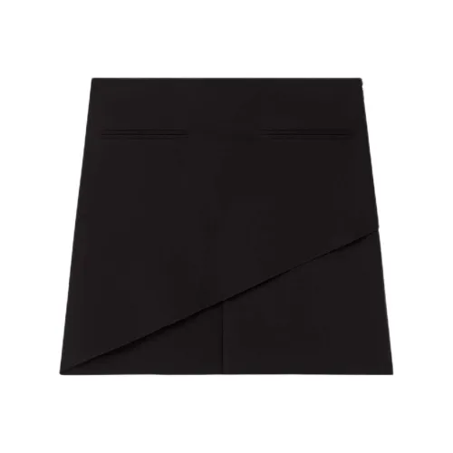 COURREGES SS25 INFINITY MINI SKIRT Повседневные короткие юбки Женские Черный Черный