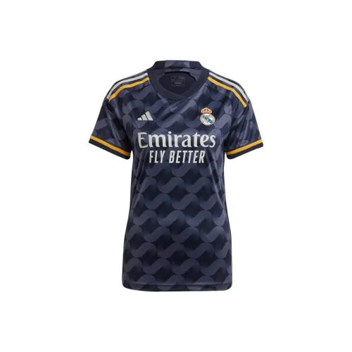 Adidas Real Madrid Темно-синий Женская Футбольная Джерси