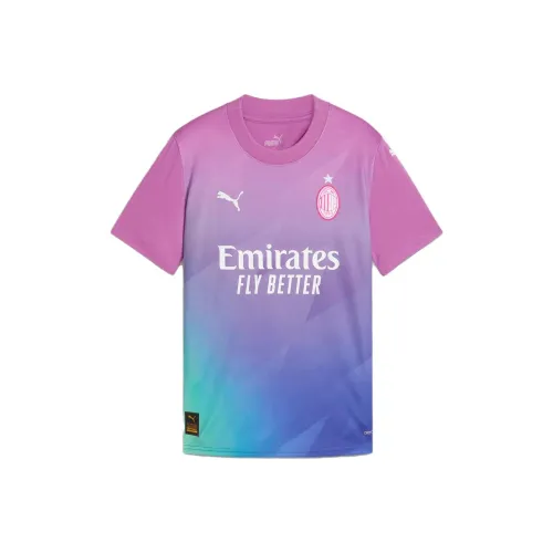 PUMA AC MILAN T Рубашка Третье место Большой Детский Джерси Фиолетовый Детский