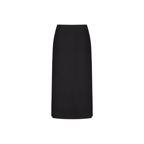 Valentino SS24 Повседневный Длинный Юбка Женские Черный