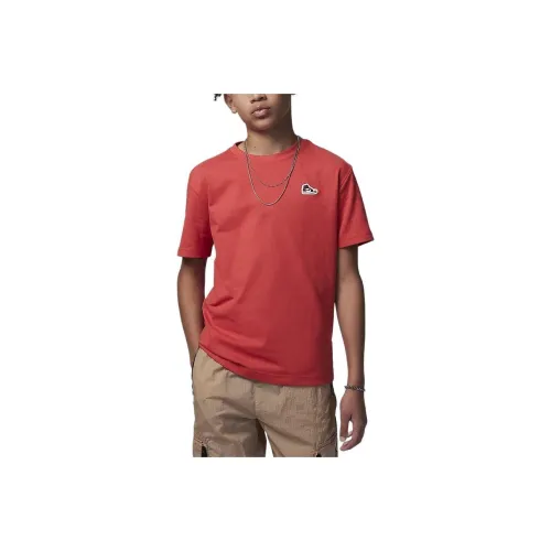 Джордан T Рубашка Детская одежда Патч T Рубашка Красный Детский