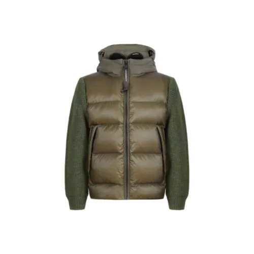 C.P.Company Детский Топ U16 D.D. Оболочка RIPSTOP Смешанный Goggle KNIT Зеленый Детский