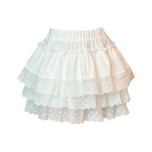 MM Повседневные короткие юбки Женские Белые