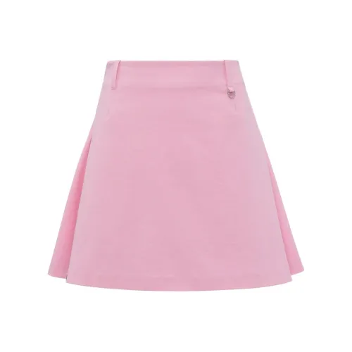 LI NING 1990 x CLOVE Повседневные короткие юбки Женские Ying Розовый