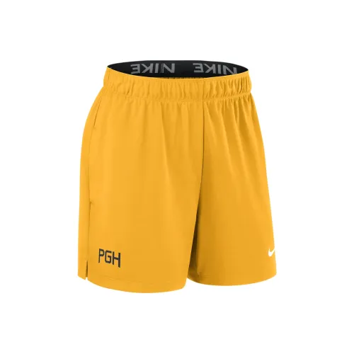 nike Pittsburgh Pirates Аутентичная коллекция City Connect спортивные шорты женские желтые