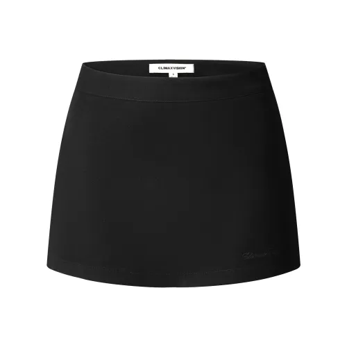 CLIMAX VISION Повседневные короткие юбки Женские Черная смородина