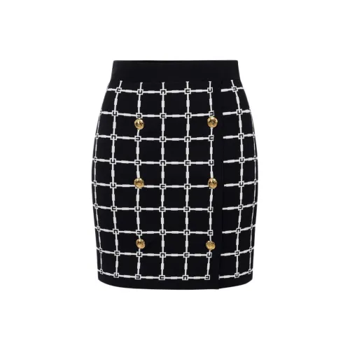 Elisabetta Franchi Повседневные короткие юбки Женские Черный