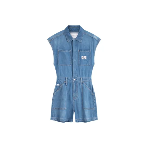 Calvin Klein Джинсовые шорты Женские Светло-синие