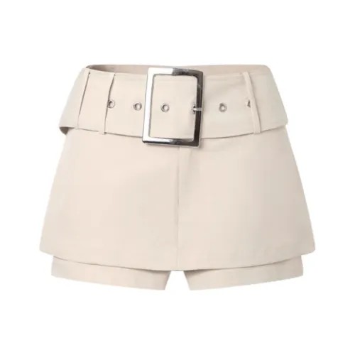 JAC FLEURANT Повседневные короткие юбки Женские Хаки